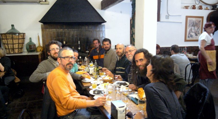 Grup de visita SPG Ecollaures després d´un profitòs dia de feina